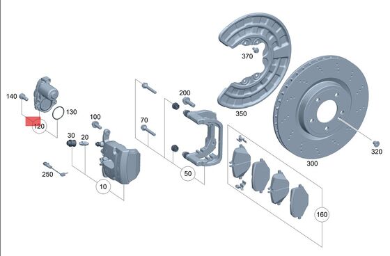 Electronic Parking Brake Actuator Fit for Mercedes Benz W167 GLE #A1679062004